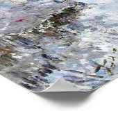 Monet - Sneeuwscène in Argenteuil Poster (Hoek)