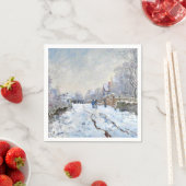 Monet - Sneeuwscène in Argenteuil Servet (Insitu)