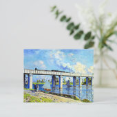 Monet - Spoorbrug in Argenteuil Briefkaart (Staand voorkant)