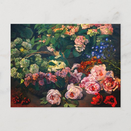Monet Spring Flowers Briefkaart (Voorkant)