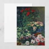 Monet Spring Flowers Kaart (Voorkant / Achterkant)