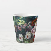 Monet Spring Flowers Latte Mok (Voorkant)