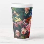 Monet Spring Flowers Latte Mok (Voorkant)