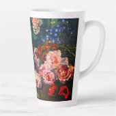 Monet Spring Flowers Latte Mok (Rechts)