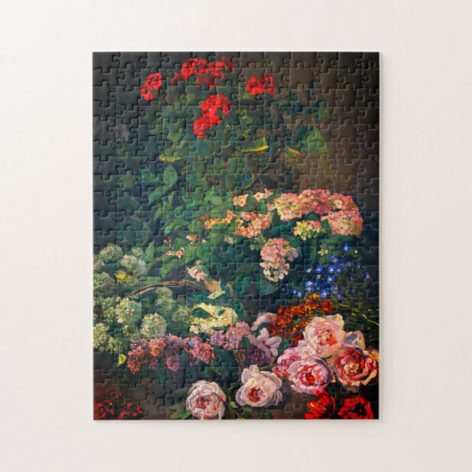 Monet Spring Flowers Legpuzzel (Verticaal)