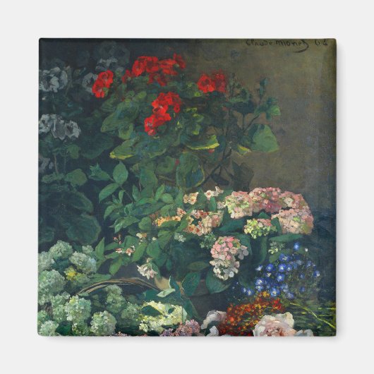 Monet Spring Flowers Magneet (Voorkant)