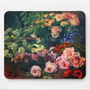 Monet Spring Flowers Muismat