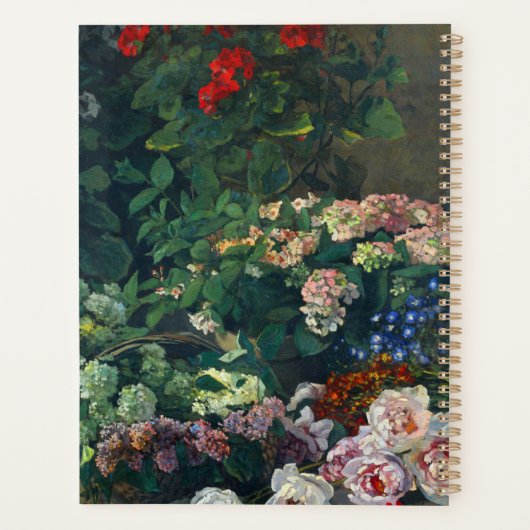Monet Spring Flowers Planner (Achterkant)