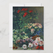 Monet Spring Flowers Save The Date (Voorkant)