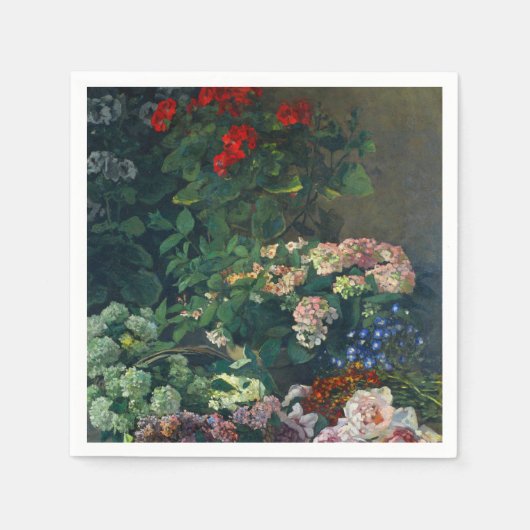 Monet Spring Flowers Servet (Voorkant)