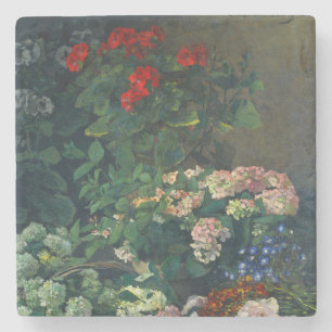Monet Spring Flowers Stenen Onderzetter