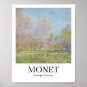 Monet Spring in Giverny Kunstdruk Poster (Voorkant)