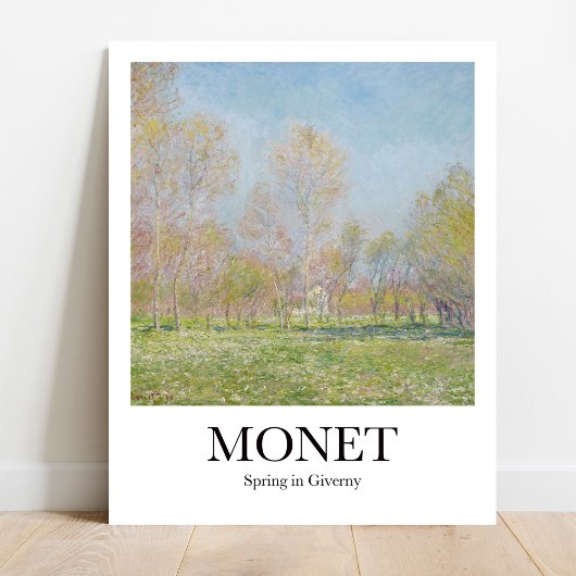 Monet Spring in Giverny Kunstdruk Poster