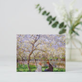 Monet - Springtime Briefkaart (Staand voorkant)