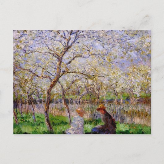 Monet - Springtime Briefkaart (Voorkant)