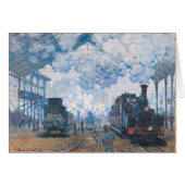 Monet - Station Saint-Lazare, Aankomst van de Trei (Voorkant Horizontaal)
