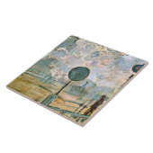 Monet - Station Saint-Lazare, Exterieur Tegeltje (Zijkant)