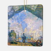 Monet - Station Saint-Lazare, kunst Keramisch Ornament (Links)