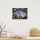 Monet - Station Saint Lazare Poster (Keuken)
