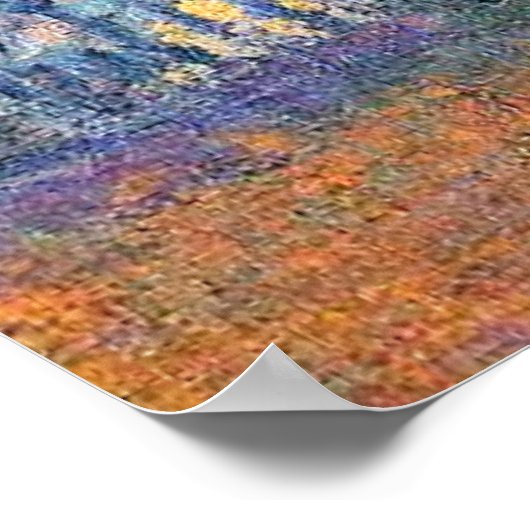 Monet - Station Saint-Lazare Poster (Hoek)