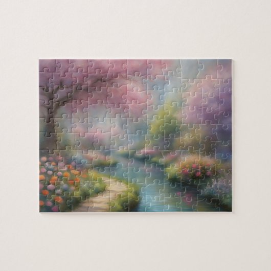 Monet Stijl Fantasie Legpuzzel (Horizontaal)
