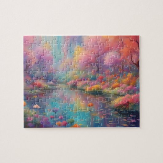 Monet Stijl Fantasie Legpuzzel (Horizontaal)