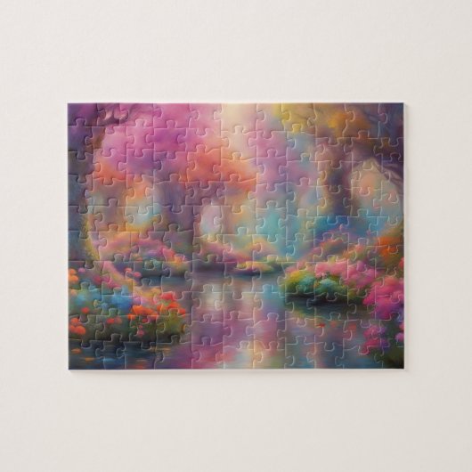 Monet Stijl Fantasie Legpuzzel (Horizontaal)