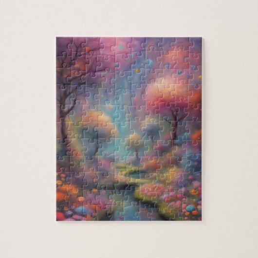Monet Stijl Fantasie Legpuzzel (Verticaal)