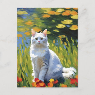 Monet Stijl Kat Briefkaart