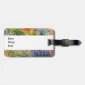Monet stijl origart bagagelabel (Achterkant horizontaal)