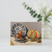 Monet - Stilleven met Melon Briefkaart (Staand voorkant)