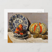 Monet - Stilleven met Melon Briefkaart (Voorkant / Achterkant)