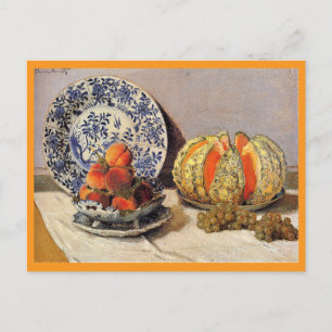 Monet - Stilleven met Melon Feestdagenkaart