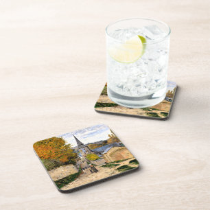 Monet - Straat in Saint-Adresse Bier Onderzetter