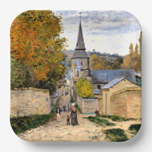 Monet - Straat in Saint-Adresse Papieren Bordje