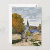 Monet - Straat in Sainte-Adresse, Briefkaart (Voorkant / Achterkant)