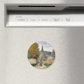 Monet - Straat in Sainte-Adresse, fijne kunst, Mag Magneet (Insitu (Vaatwasser))