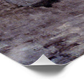 Monet - Straat van de Bavolie Honfleur Perfect Poster (Hoek)