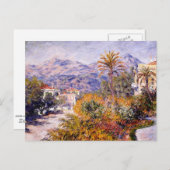 Monet - Strada Romada in Bordighera Briefkaart (Voorkant / Achterkant)