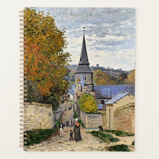 Monet - Street in Sainte-Adresse, mooie kunst, Planner (Voorkant)