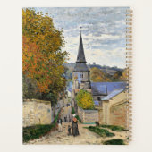 Monet - Street in Sainte-Adresse, mooie kunst, Planner (Achterkant)
