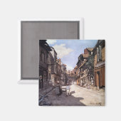 Monet - Street of the Bavolle Honfleur, Magneet (Voorkant / Achterkant)