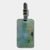 Monet Sunrise Bagagelabel (Voorkant verticaal)