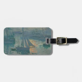 Monet Sunrise Marine Impressionisme Schilderen Bagagelabel (Voorkant horizontaal)
