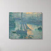 Monet Sunrise Marine Impressionisme Schilderen Canvas Afdruk (Voorkant)