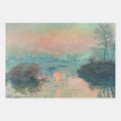 Monet Sunrise Marine Impressionisme Schilderen Inpakpapier Vel (Voorkant 2)