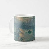 Monet Sunrise Marine Impressionisme Schilderen Koffiemok (Voorkant links)
