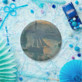 Monet Sunrise Marine Impressionisme Schilderen Papieren Bordje (Feest)