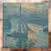 Monet Sunrise Marine Impressionisme Schilderen Raamsticker (Vel 2)