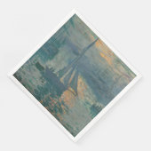 Monet Sunrise Marine Impressionisme Schilderen Servet (Hoek)